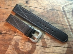 24 mm Calf Leather custom Strap No 566