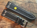 24 mm Calf Leather custom Strap No 582