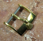 ROLEX vintage 14 mm buckle y gold plated  No 2