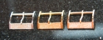 NOS Vintage tang buckles made in the 60s