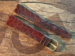 16 mm XS Vintage Alligator Strap No 763