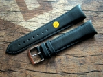 20/18 mm black curved end Chrono Strap No 345