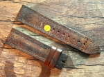 22 mm vint. Leather custom Strap No 607