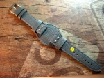 22 mm vint. Leather custom BUND Strap No 610