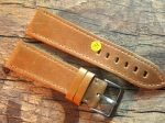 24 mm Military Calf Leather custom Strap No 598