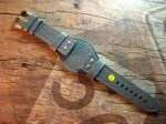 24 mm vint. Leather custom BUND Strap No 611