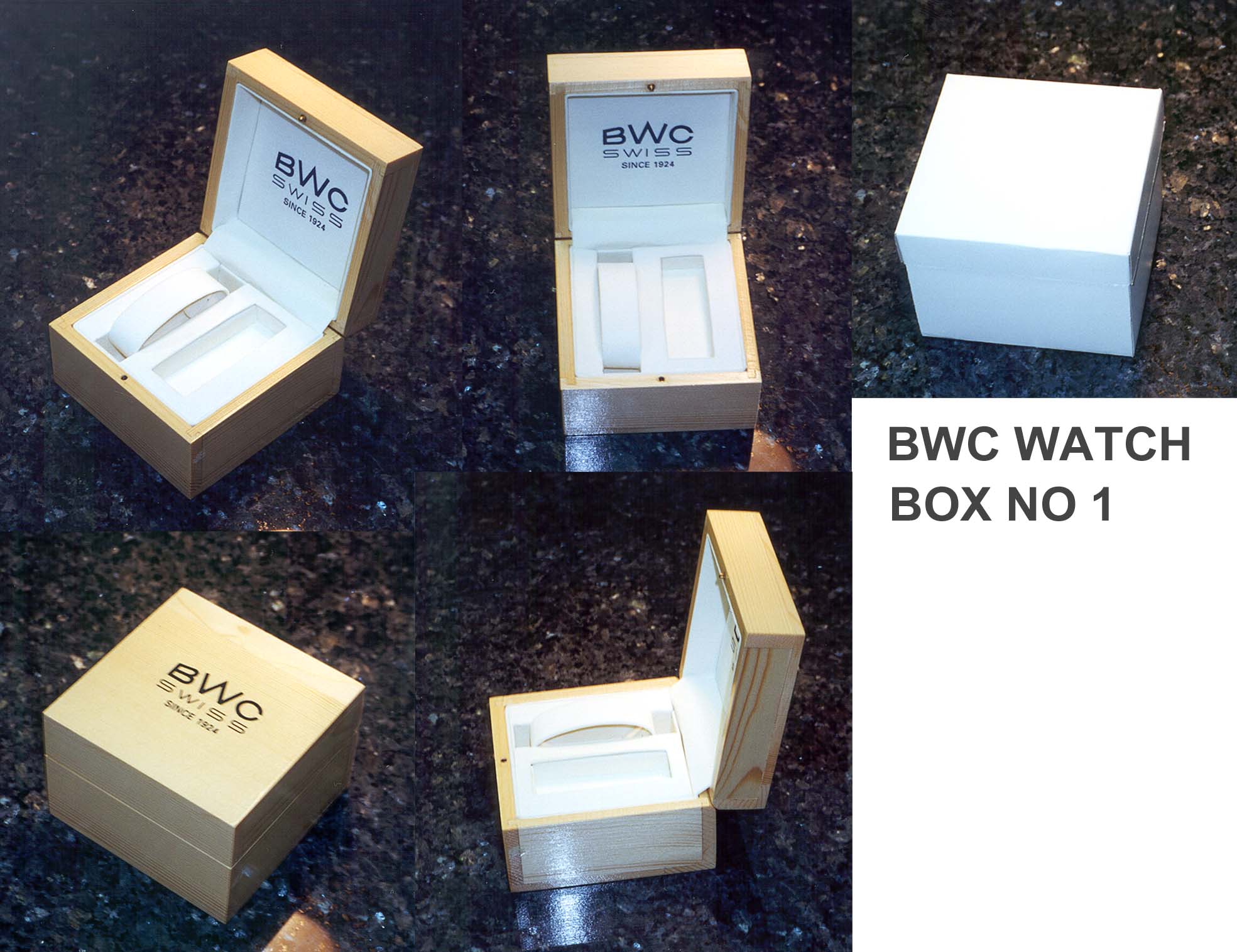 BWC Swiss NOS watch boxes