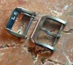 IWC Mark XV ss tang buckles 16 & 18 mm No 380