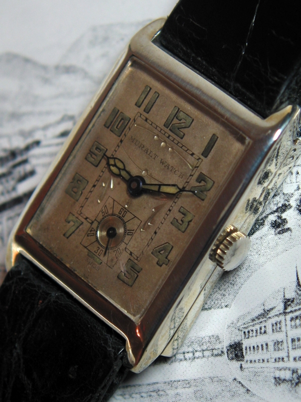 Watches: MURALT Swiss solid silver mens Wrist watch