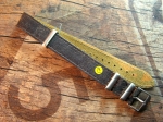 18 mm NATO NIMITZ vint. Custom Leather Strap No 578