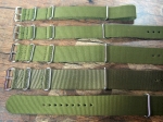 NATO Nylon Straps Olive avail. in 18,20,22 and 24 mm
