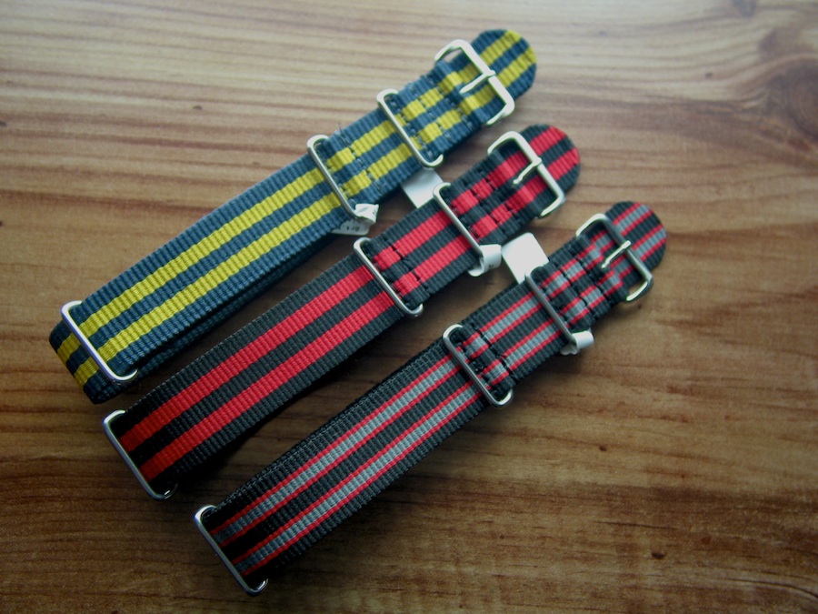 NATO Regimental Straps 18,20,22 and 24 mm No 1116/24/25