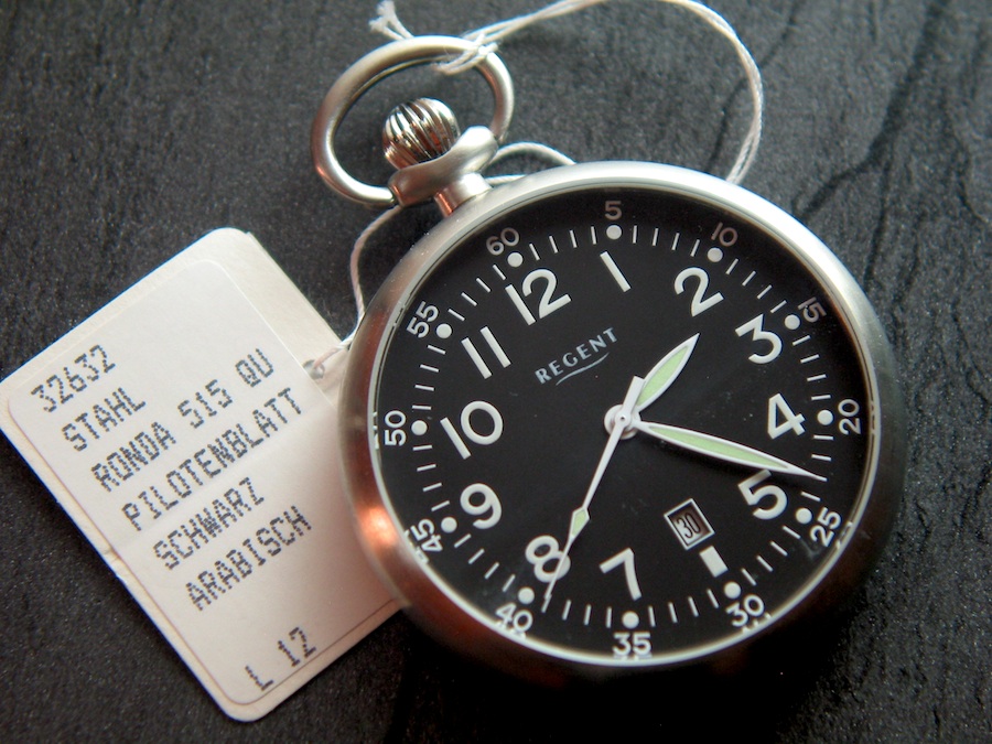 Pilot Pocket watch ss case made in Germany