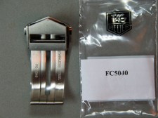Deployant clasps FC5040 HEUER Aquaracer Clasp 18 mm satin brushed