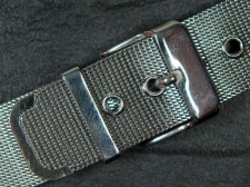 Vintage 20/18 mm ss Mesh bracelet with tang buckle made in the 7