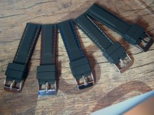 Color Stitched Rubber Straps