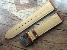 ZENITH Louisiana Alligator Strap Ref. 465 tan brown 21/18 mm