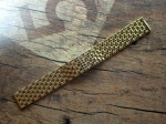 ROWI 18/18 mm y Gold plated solid Steel Bracelet made in Germany