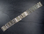 Vintage Russian solid silver 15 mm Bracelet with Springs (1910)