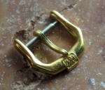 Vintage 10 mm “RW” y gold plated Buckle No 336