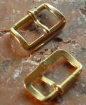 Vintage 15 + 16 mm rose gold plated Buckle No 198