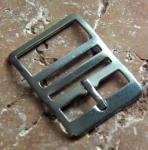 Vintage 16 mm nickle plated „8“ Buckle No 366