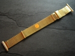 Vintage 22/16 mm y gold plated Bracelet 60s No249