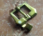 Vintage 8 mm “D.R.P” y gold plated Buckle No 337