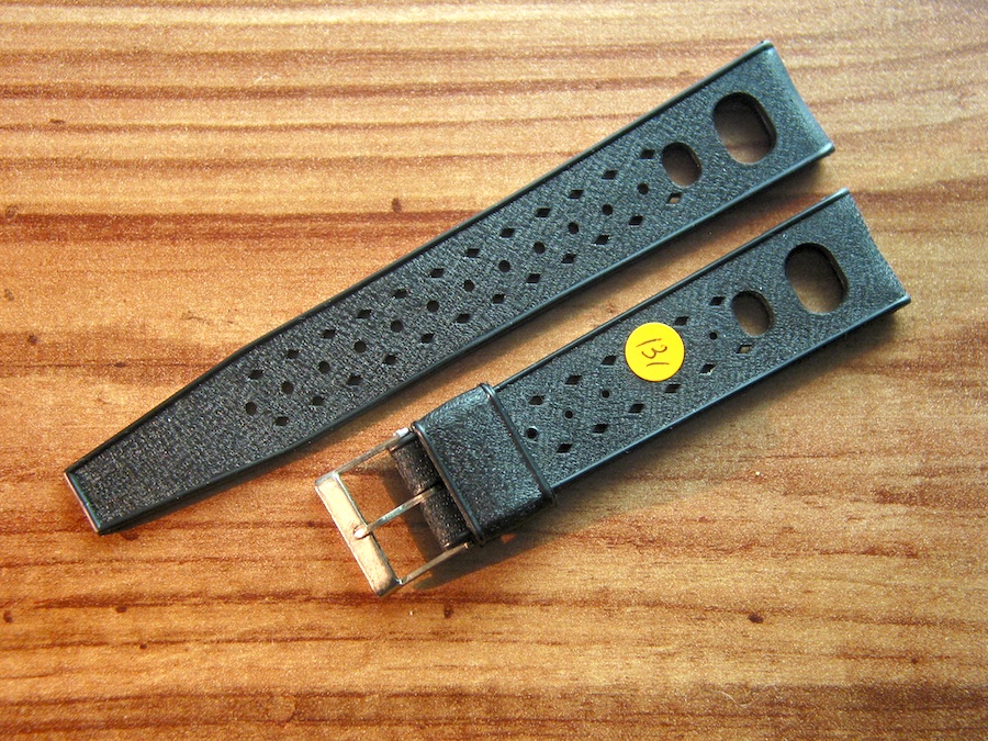 Vintage Rubber Straps Vintage Rubber Strap 18 mm from the 60s No131