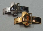 High end quality ss  double folding deployant clasps