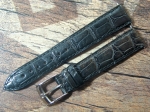 ZENITH Louisiana Alligator Strap Ref. 471  black 16/14 mm