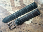 ZENITH Louisiana Alligator Strap Ref. 471  black 18/16 mm