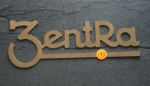 ZENTRA brass Metal Sign No 173